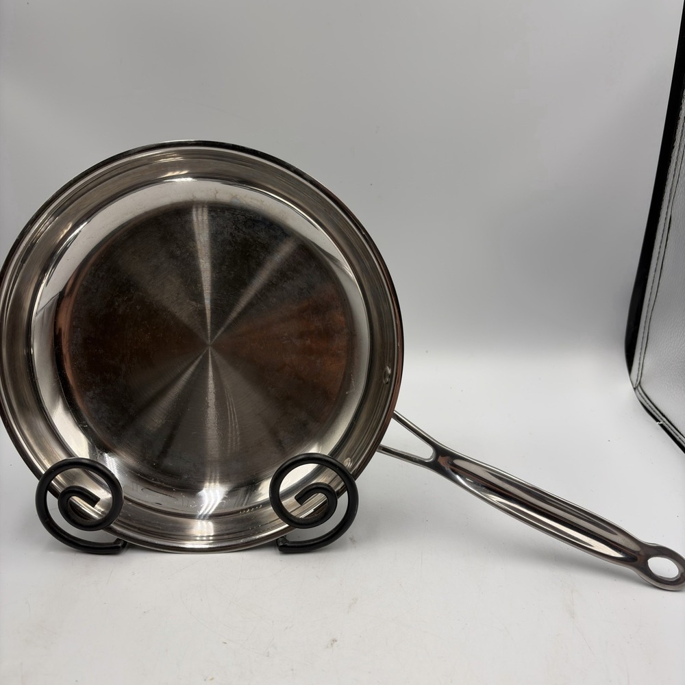 Cuisinart 10" Stainless Steel Open Skillet/Frying Pan Model #722-24 - GUC